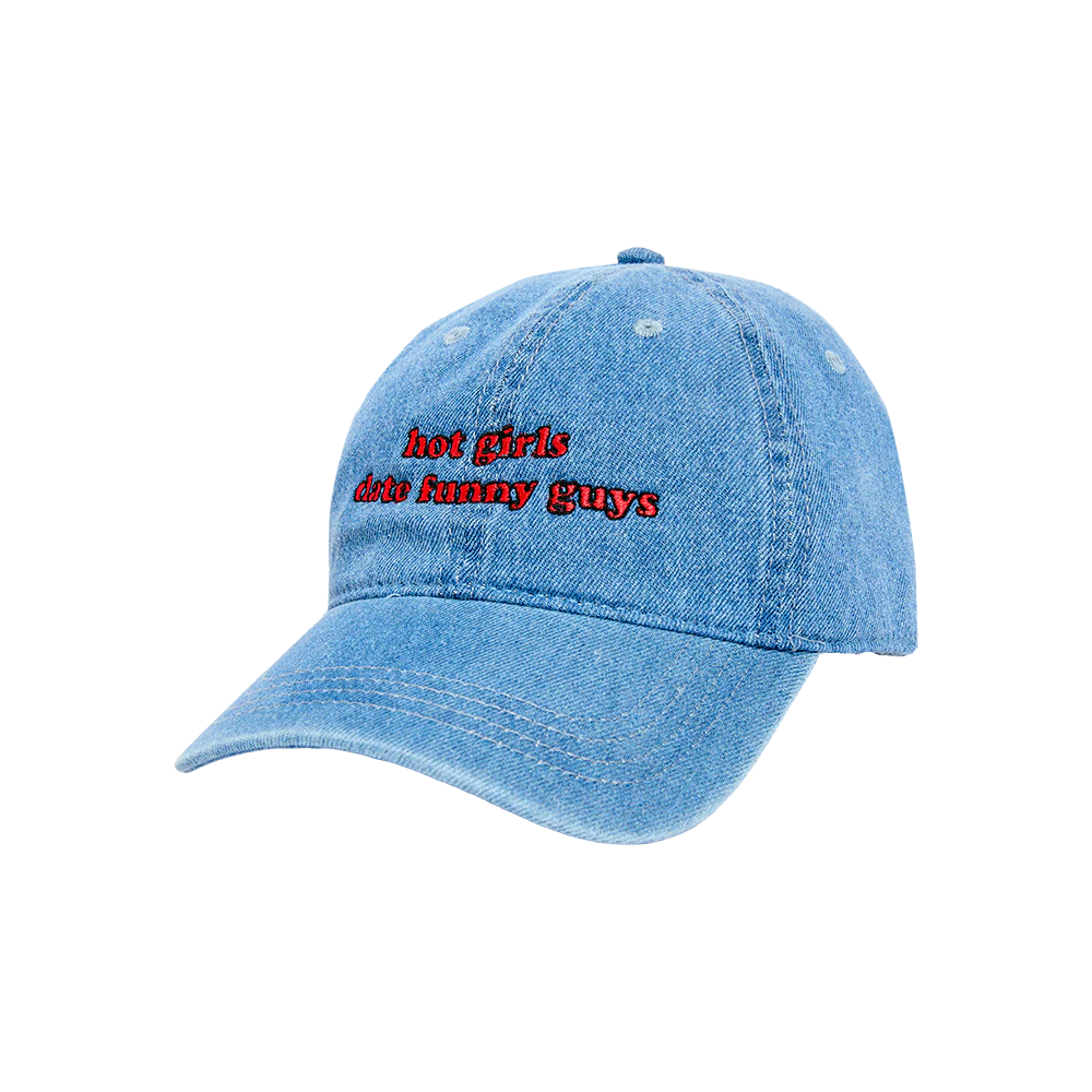 Hot Girls Date Funny Guys Denim Hat - Image 3